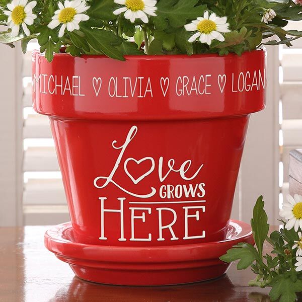 Personalized flower pot