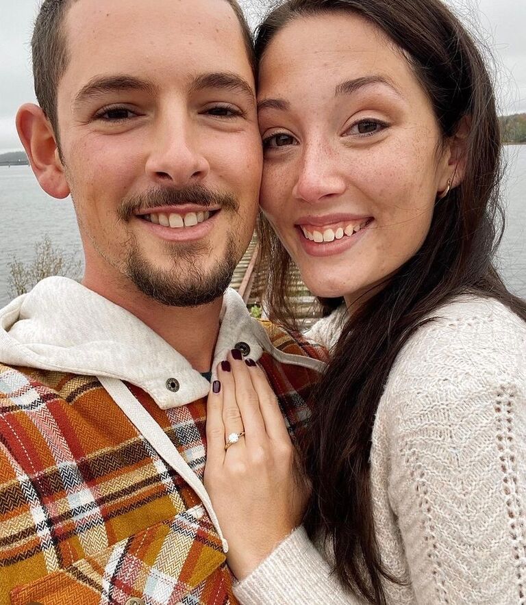 Engagement day!
Justin planned a weekend away in Maine and popped the question after a scenic walk through nature. A moment they will cherish for life!