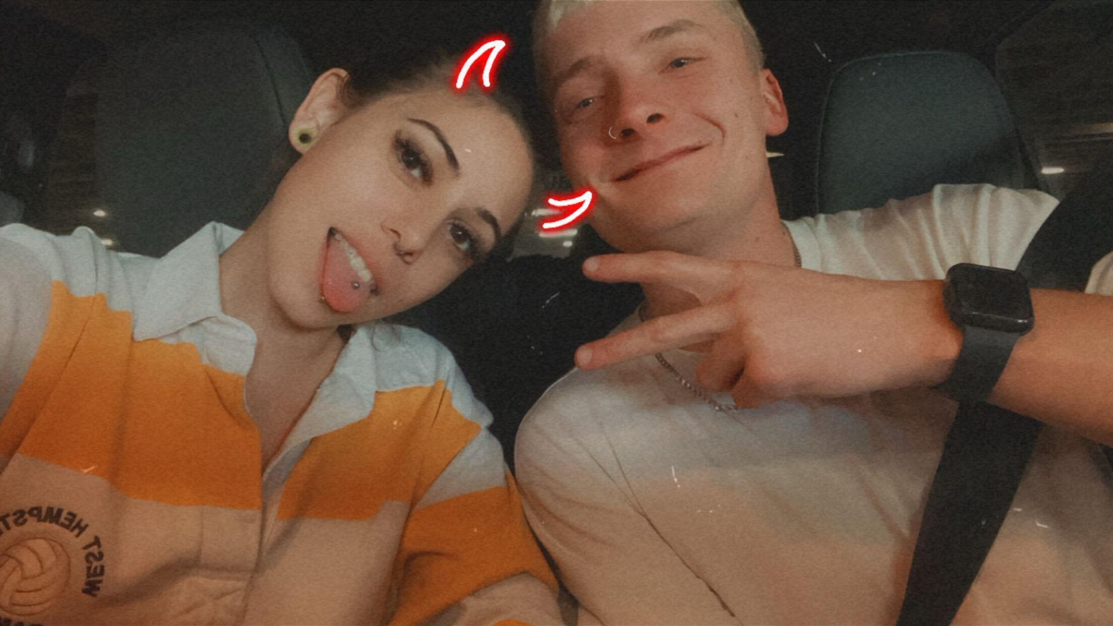 Reece's first visit, our first time meeting in person AND our first picture together all in one.