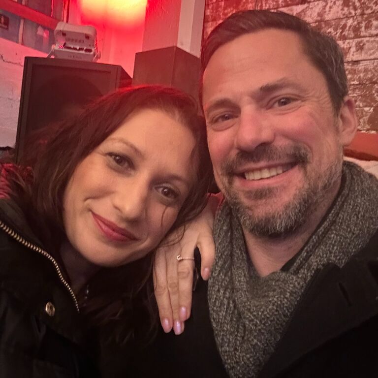 Our first Valentine's Day as fiancés