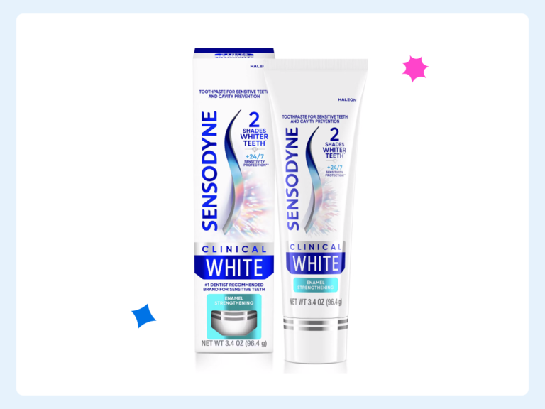 Sensodyne Clinical White toothpaste