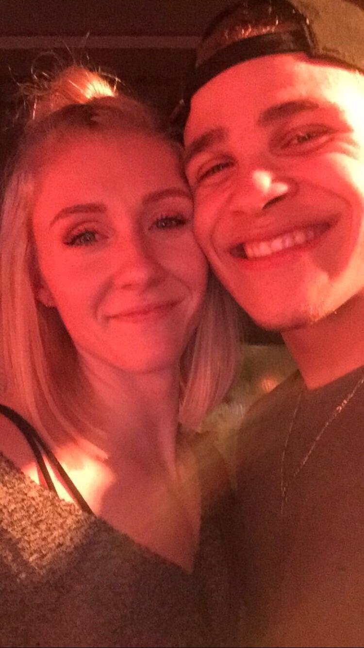 First pic together! Canada West track and field afterparty 2018