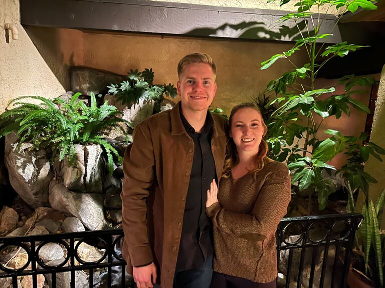 Our 1 year anniversary at Orange Hill restaurant