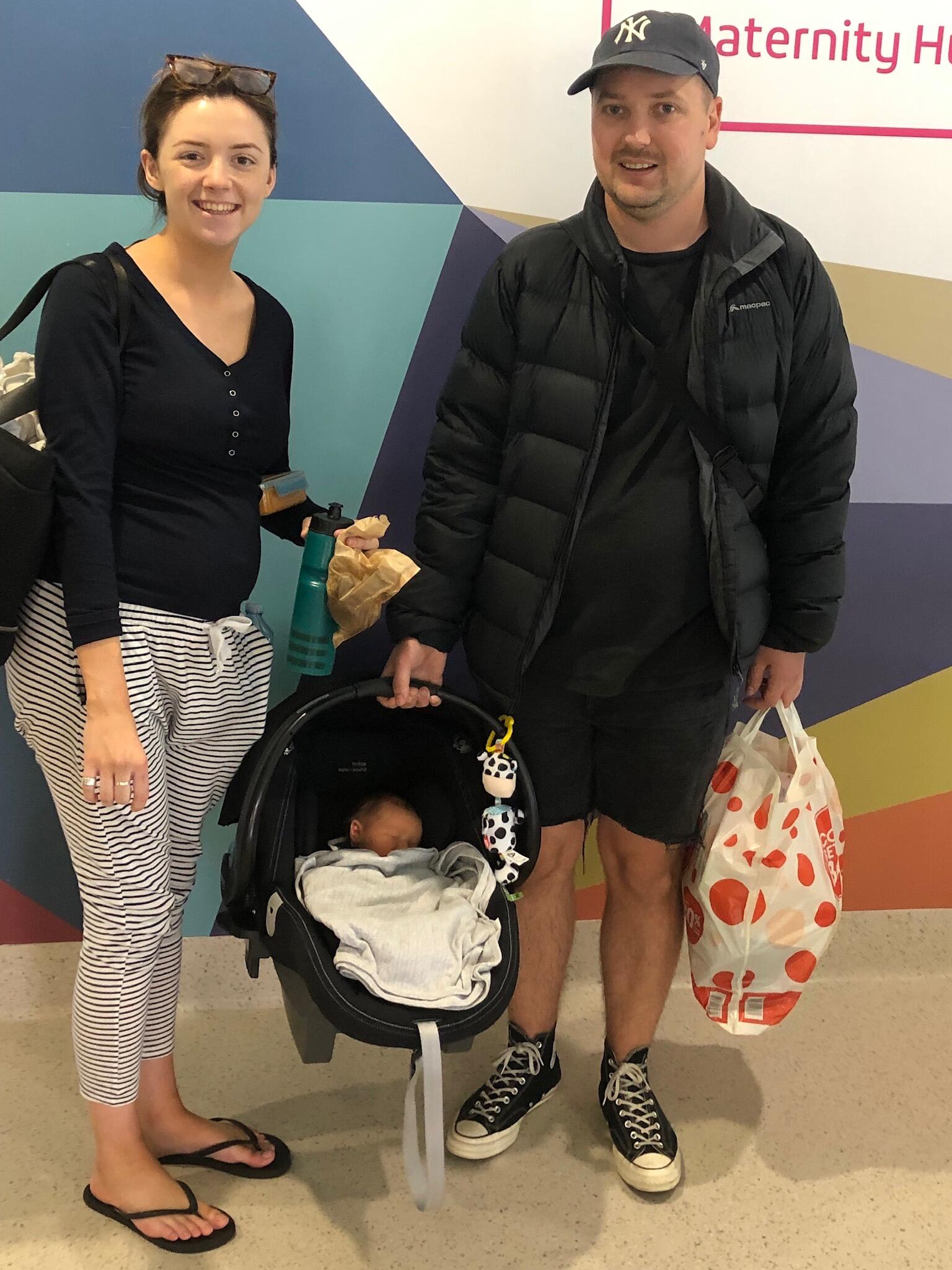 The missing piece to our puzzle - our little family was complete. 