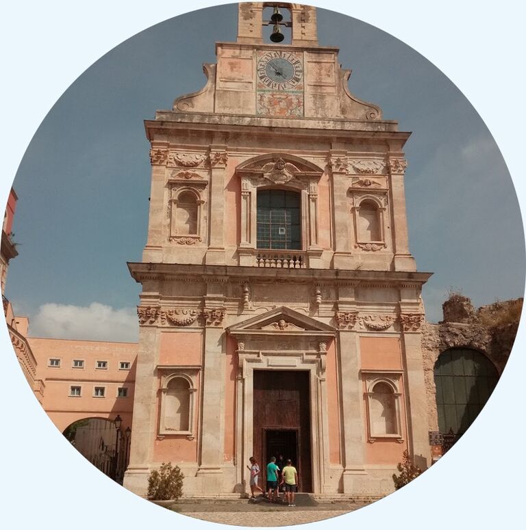 Wedding ceremony at church Santissima Annunziata in the old town at 4pm.

A bus will collect you from Villa Irlanda at 3:30pm and drop you back for 6pm. 

Dress code: Formal (linen for men recommended)