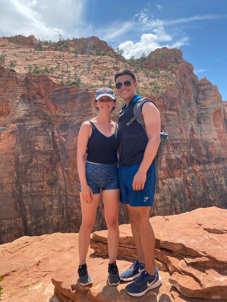 Zion National Park during our road trip through national parks