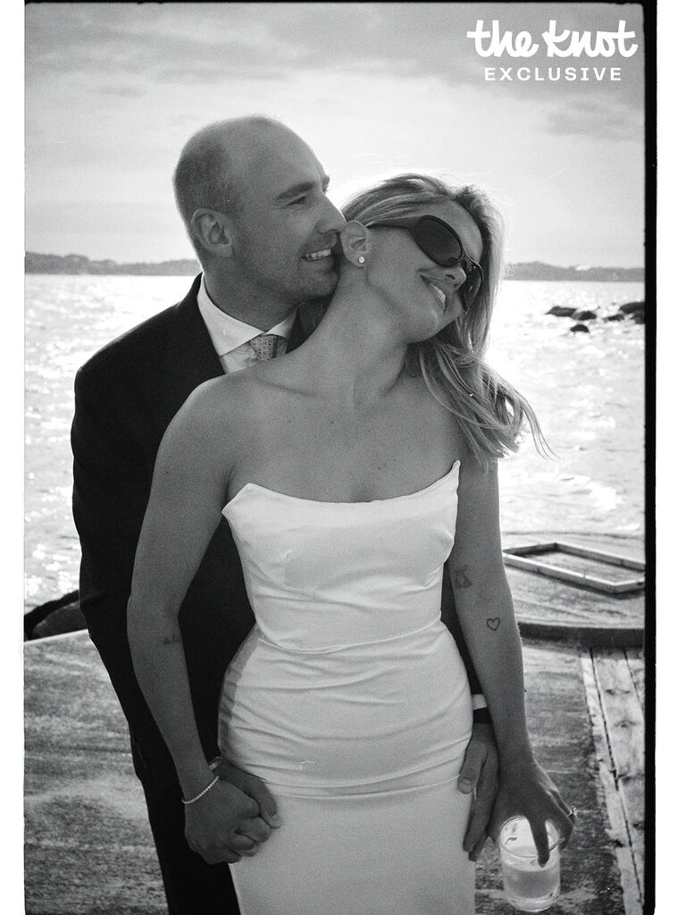 Matilda Djerf and husband to be, Rasmus Johansson