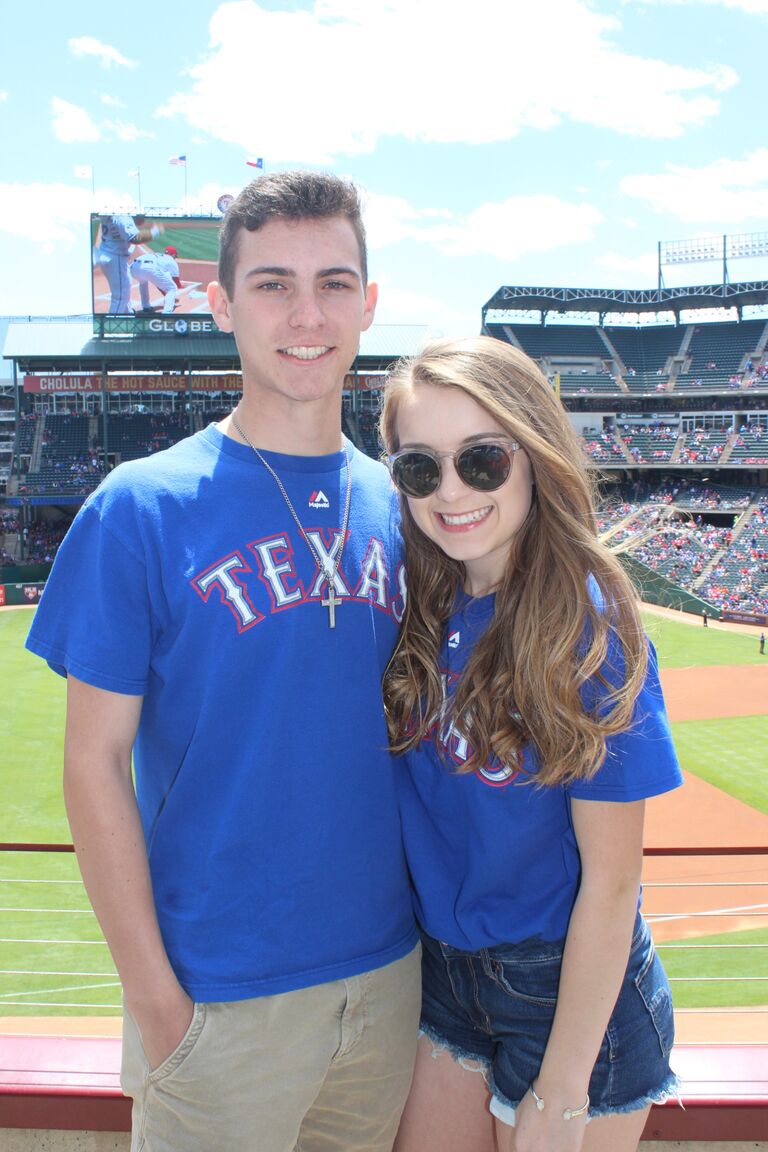 Their first Ranger's game