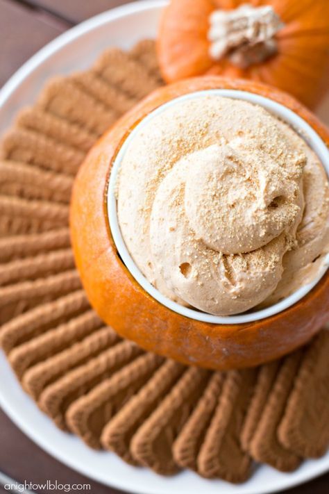 Halloween Finger Food Recipes - Pumpkin Pie Cheesecake Dip