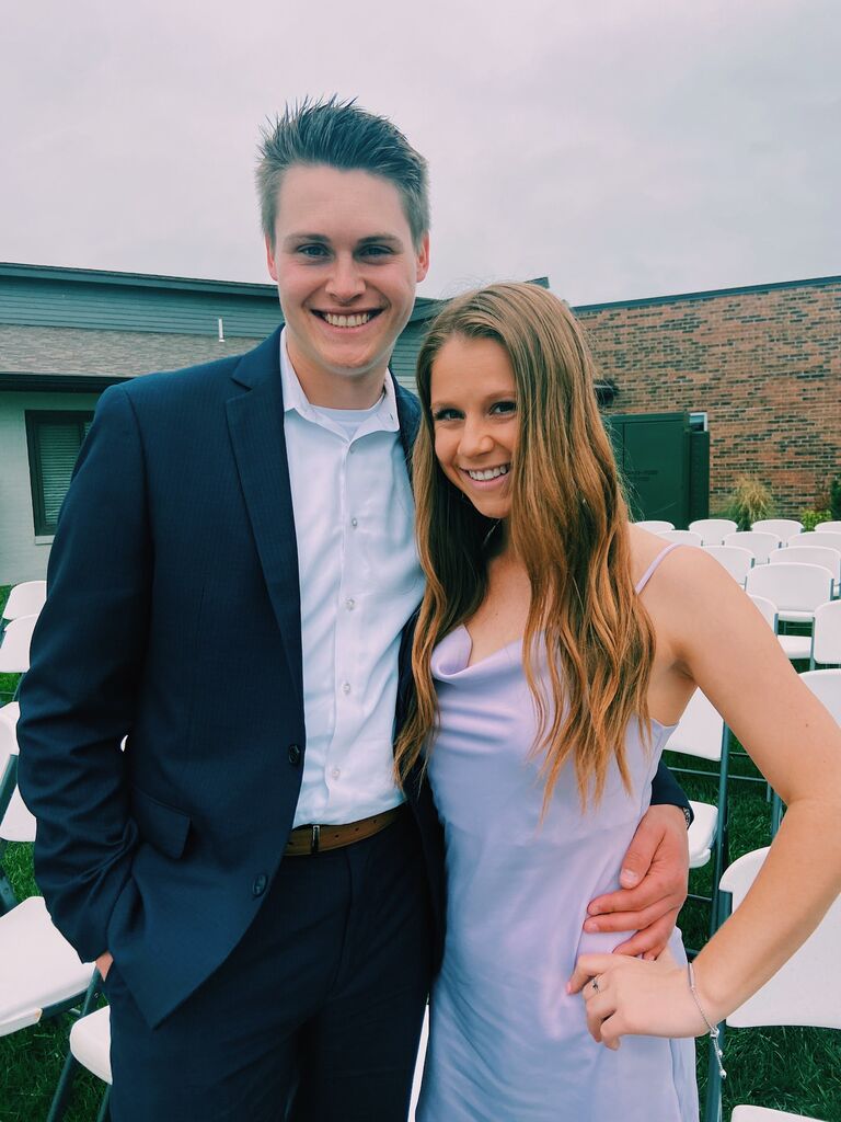 We attend our first wedding together, and Paige got to meet a lot of Blake's family.