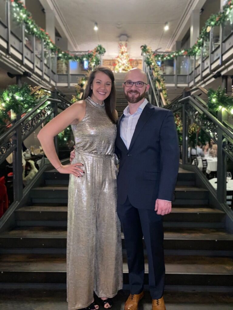 Our 1st NYE together. Ben cut his steak with a fork, accidentally ordered a bottle of wine that was the cost of both of our meals combined, and I realized my love of fancy mac n cheese