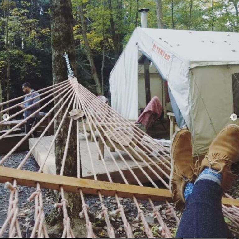 Janine and Spencer head upstate for one weekend every fall! This was the trip that started the tradition, but the last trip that was spent in a tent.