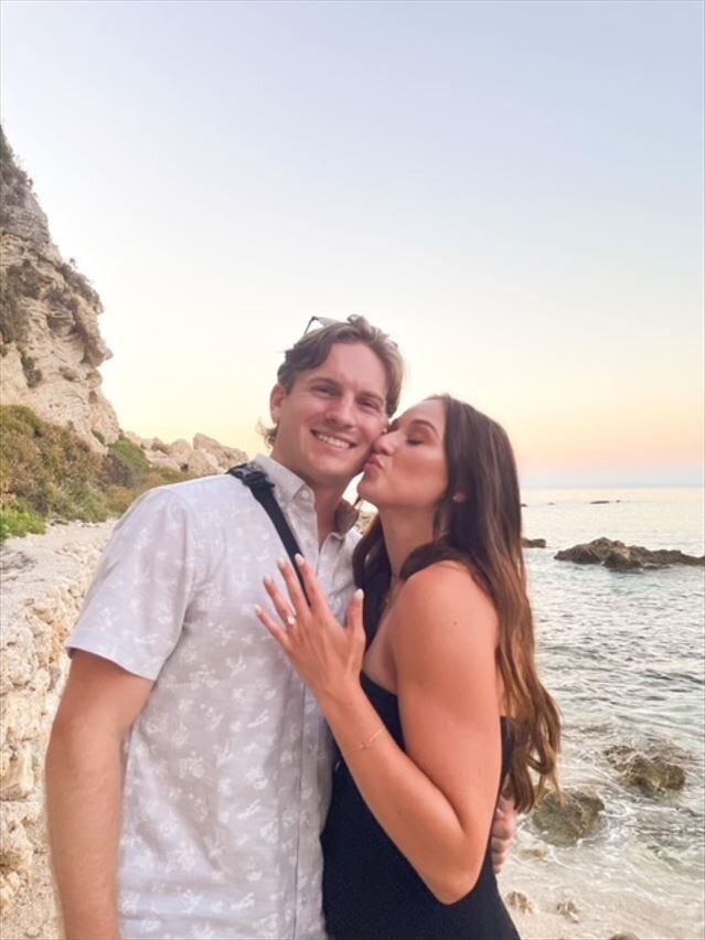 Engaged in Greece!
