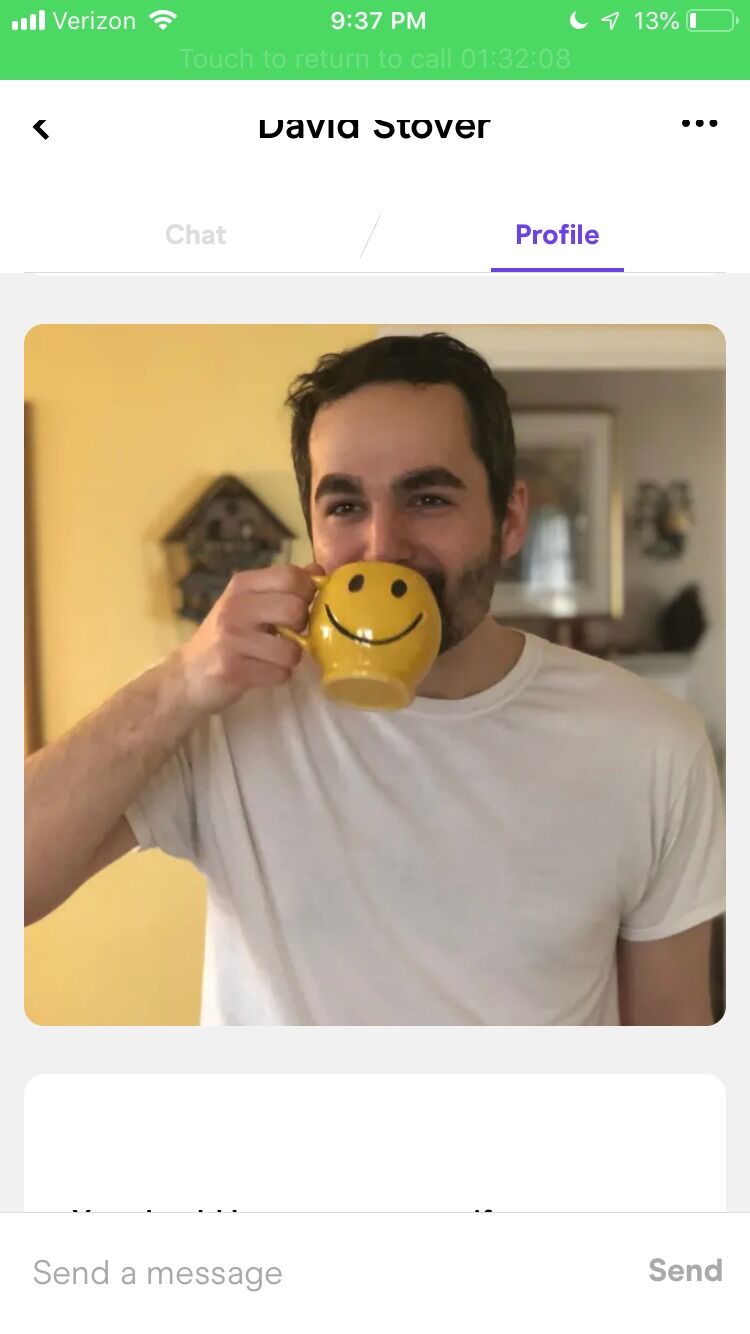 Hayley and David match on Hinge thanks to this adorable photo!
