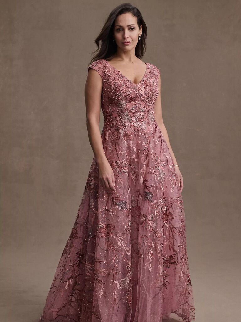 Mother of the bride dress from Anthropologie. 