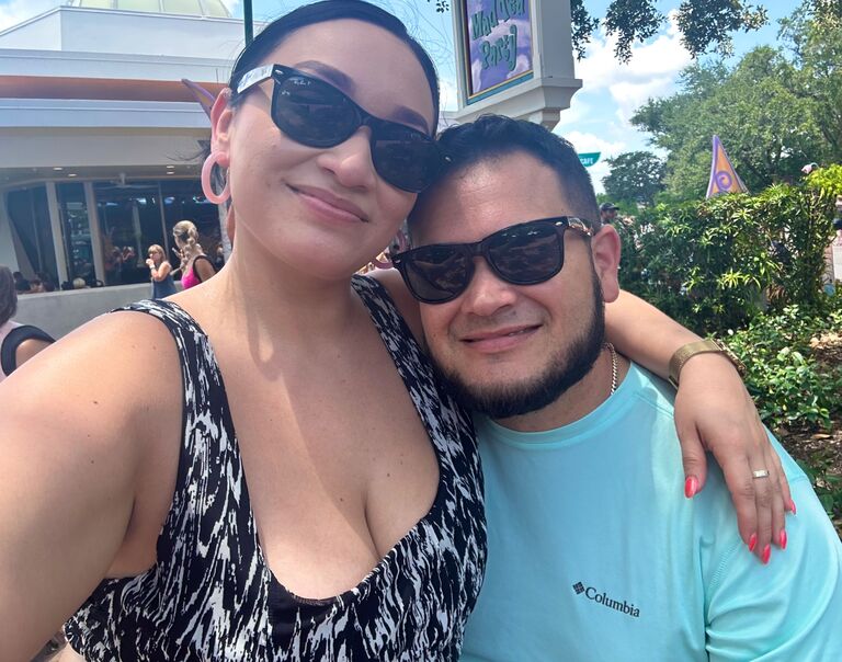 We first crossed paths when we matched on a dating app called Holy.