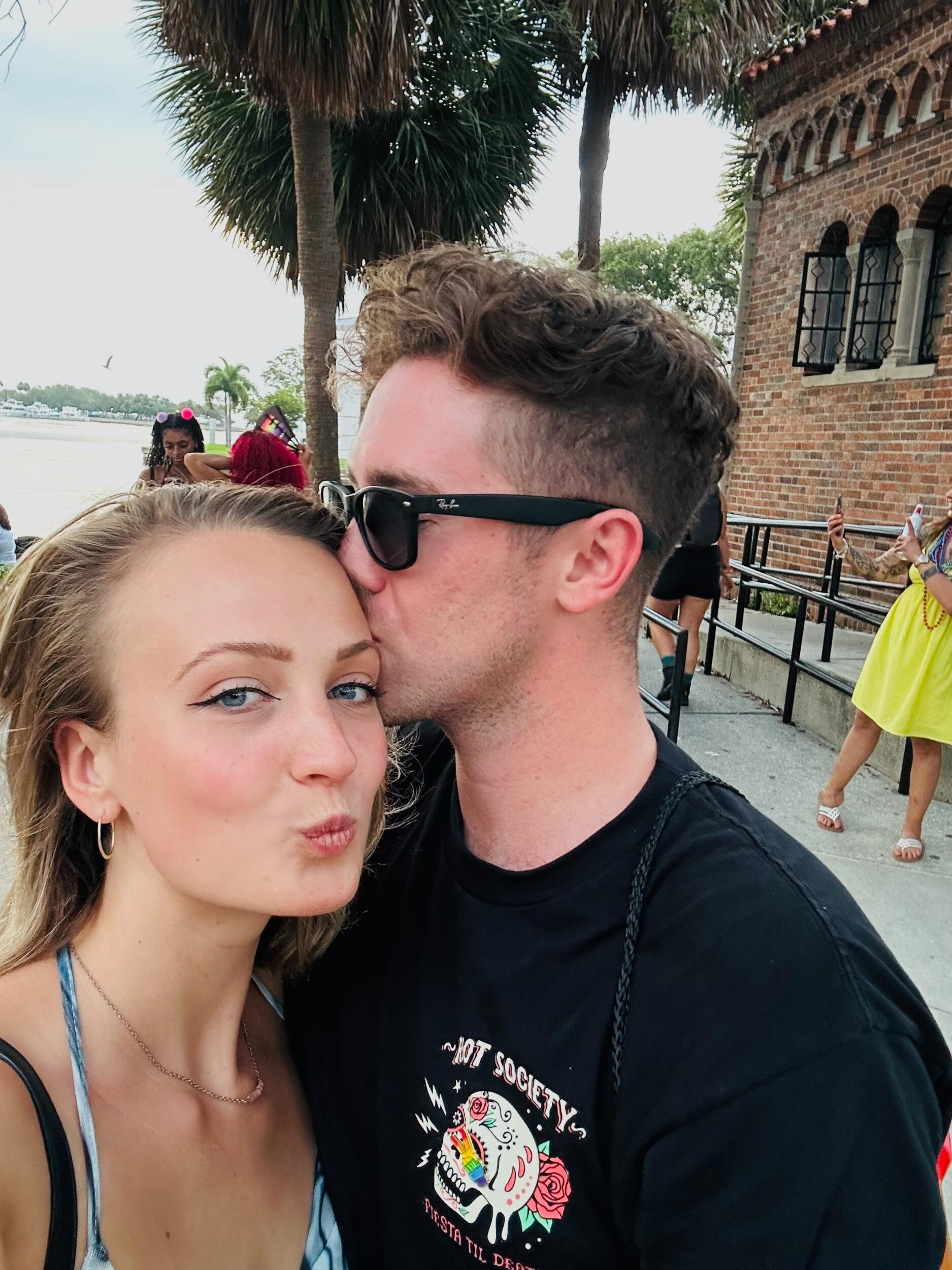 First picture together at St Pete Pride Parade