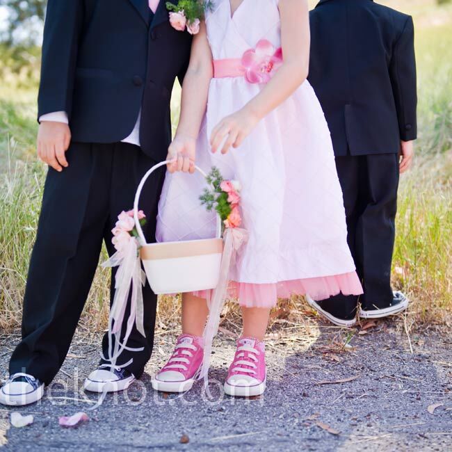 wedding converse for flower girl