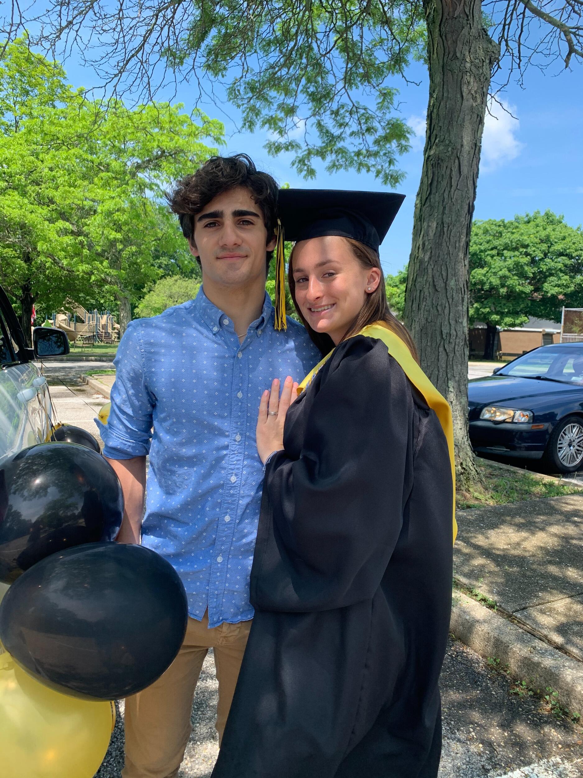 Zoe's high school graduation