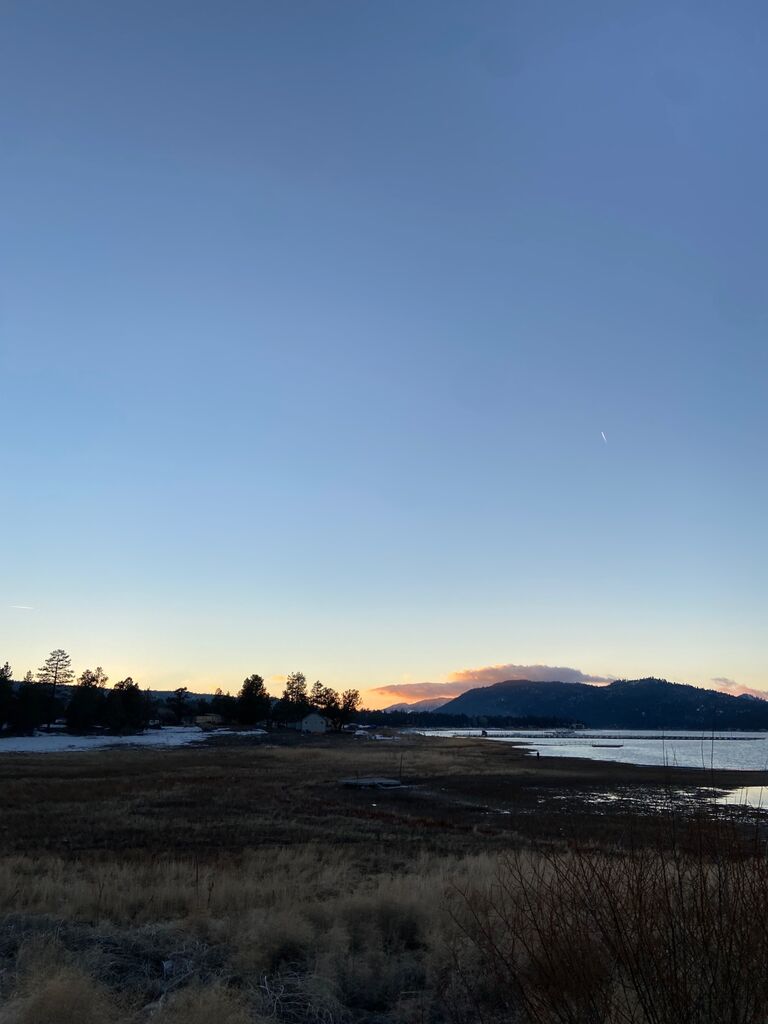 From a trip together to Big Bear Lake. 