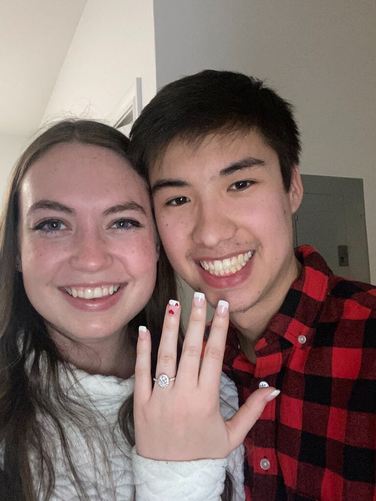 Nicholas asked Ali the big question and of course she said yes!