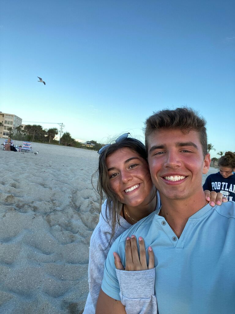 Watching the Florida Sunset on Spring Break