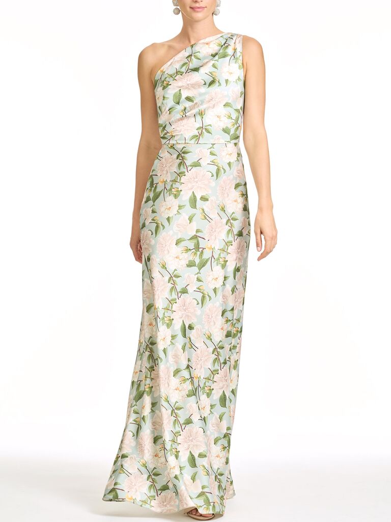 Sachin & Babi floral wedding guest dress