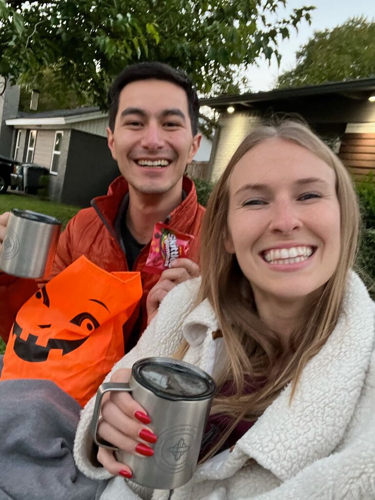We still hold the record for most number of kids visiting to get candy in the neighborhood! -Ryann