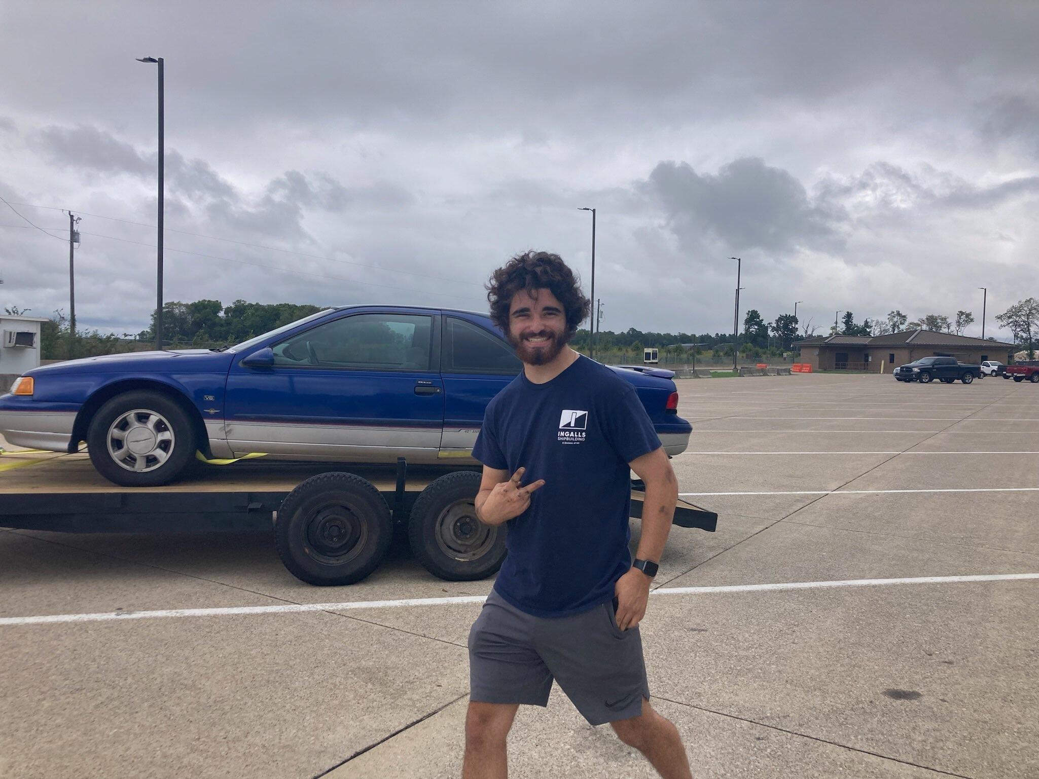 Went to buy a racecar together!