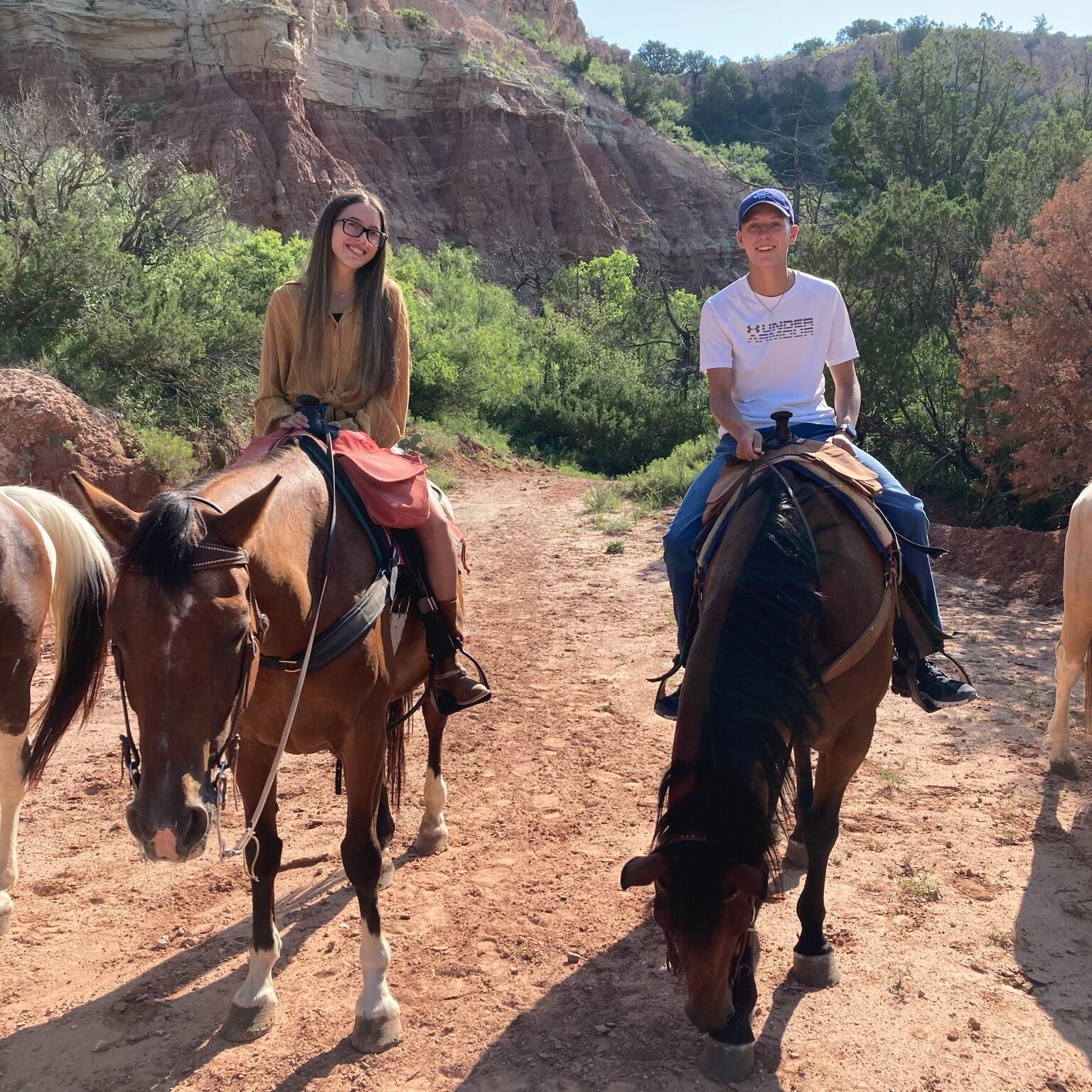 Brendan's first trip to Amarillo to visit Cameron :)
