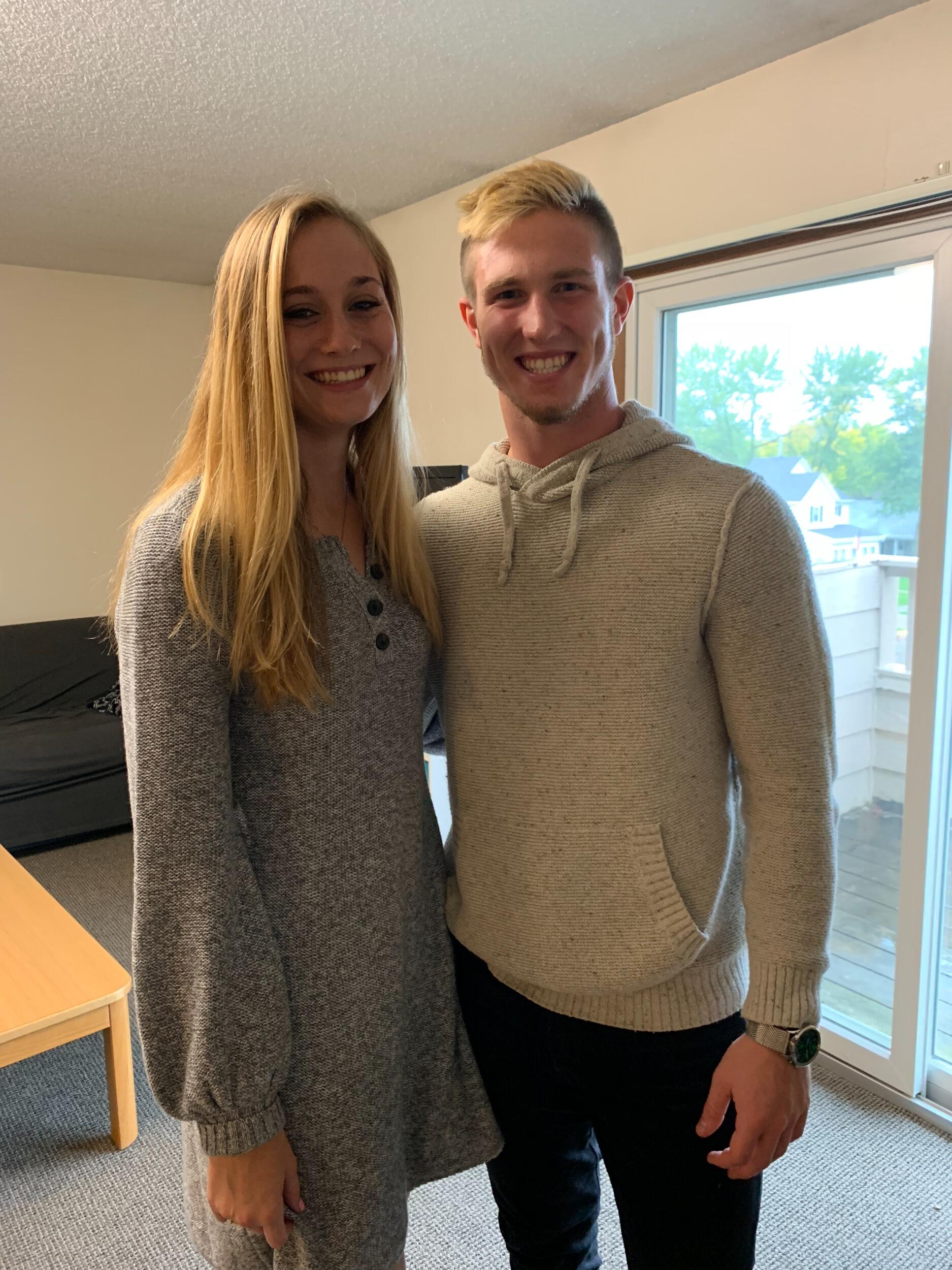Our first photo together!