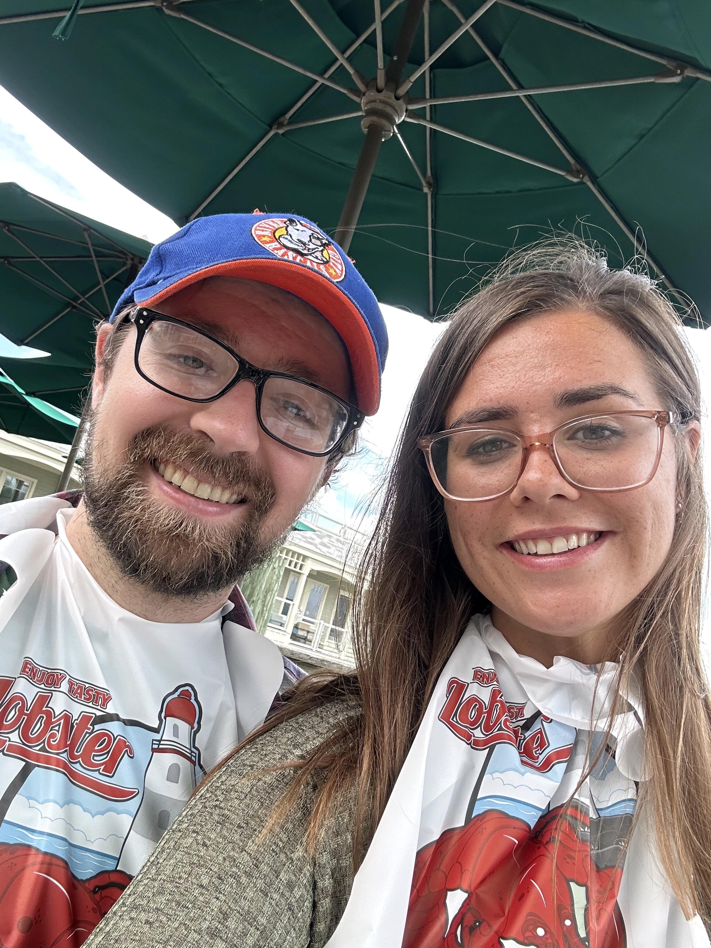 Our first trip together was to Maine! We were craving some good lobster 🦞 
We were not disappointed.
