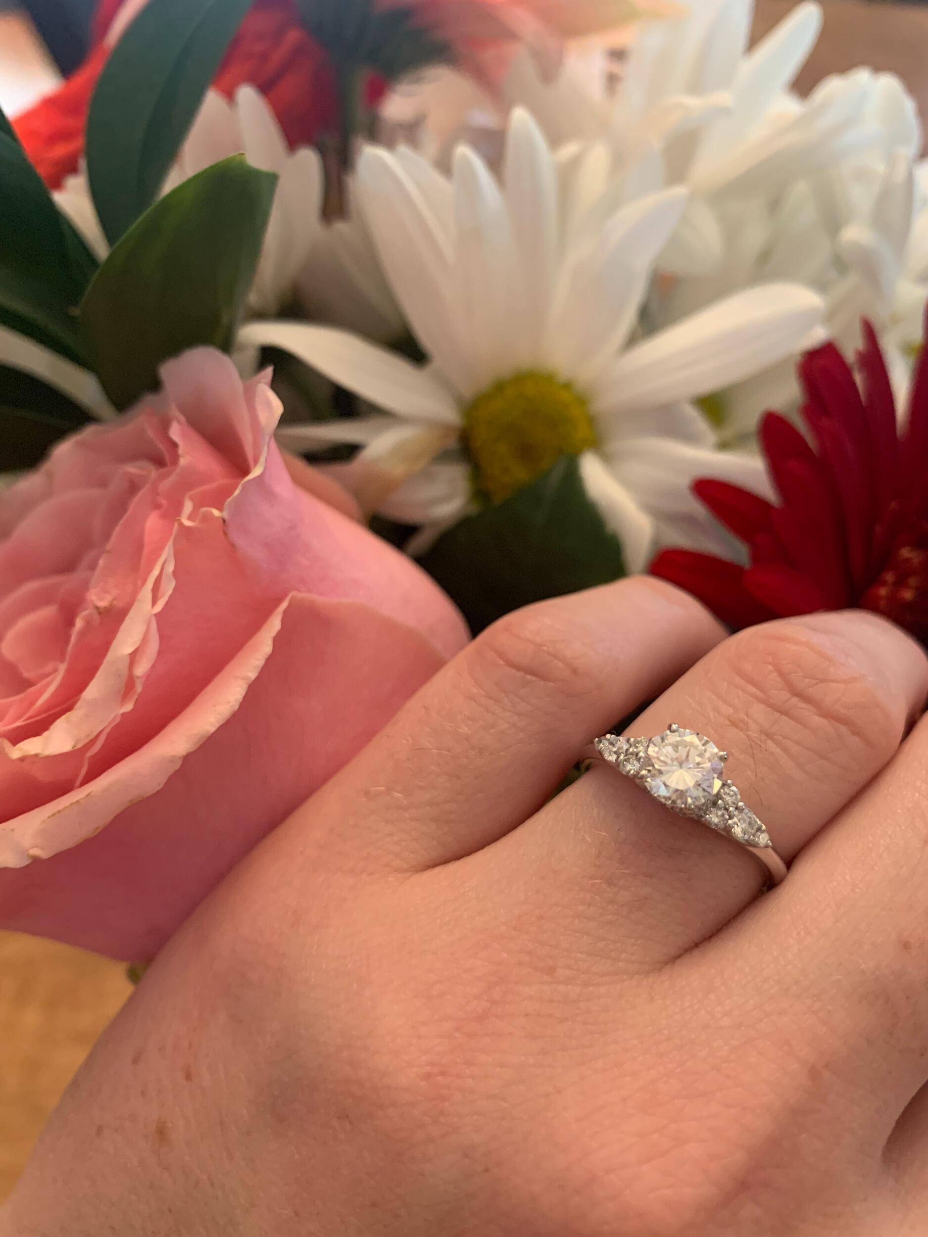 THE RING! Jake picked it out all on his own, and he did an AMAZING job!