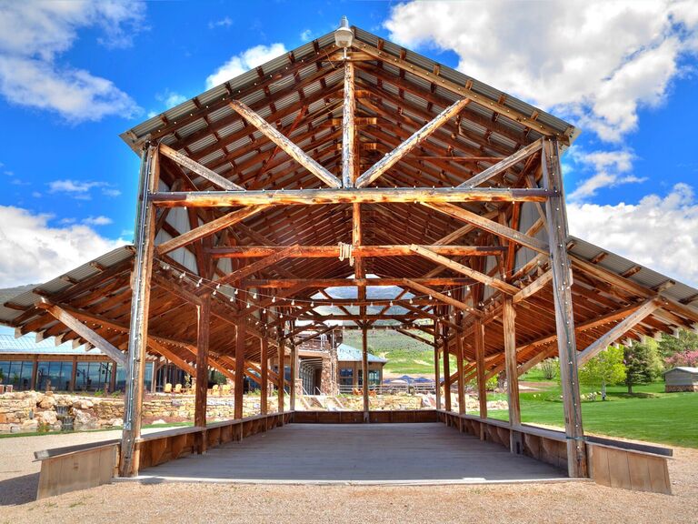 Wedding venue in Kamas, Utah.