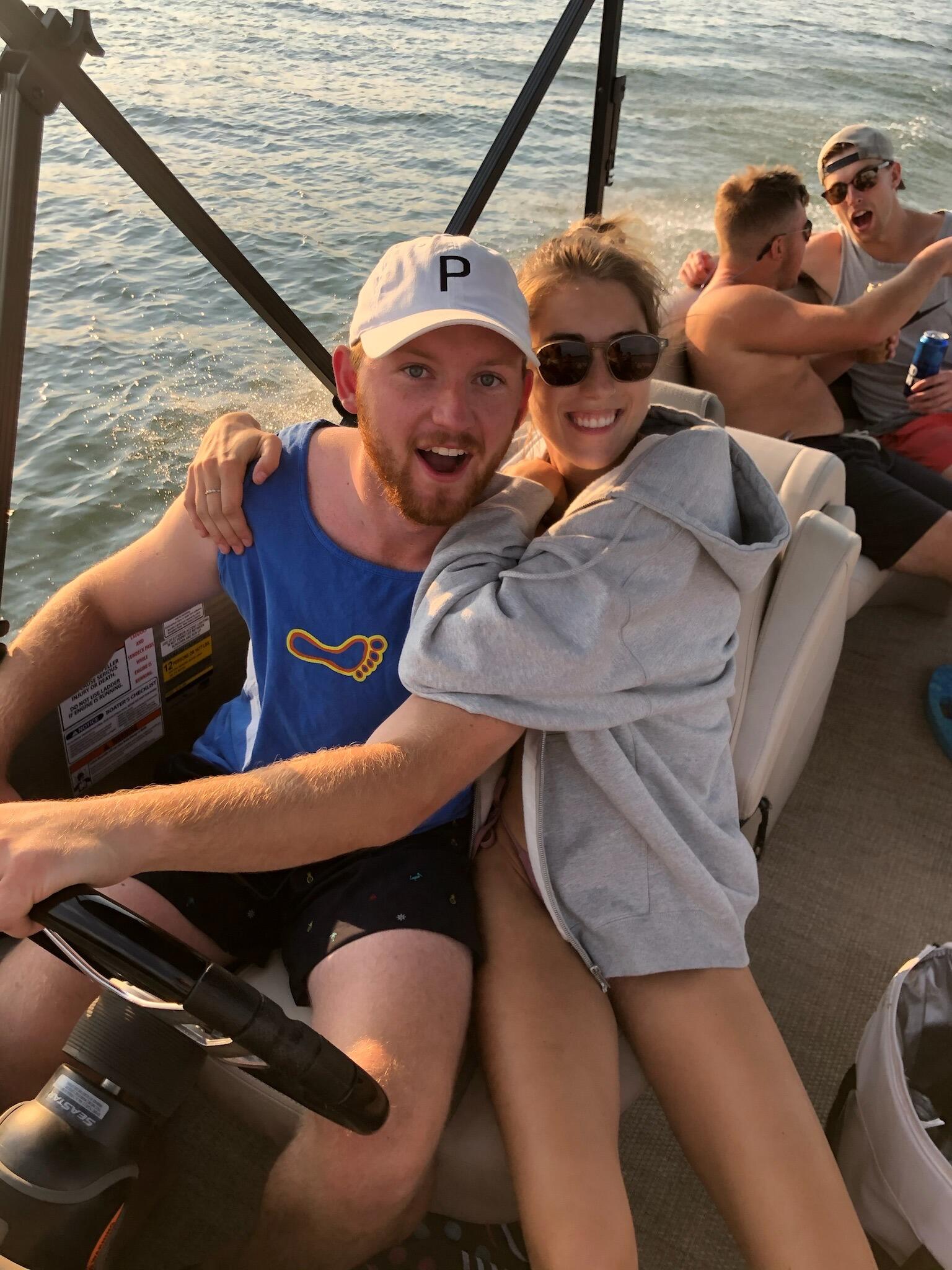 Drew's 24th birthday, which was spent with friends at the river! Regan moved back to Sioux Falls, and commuted to Vermillion for the next year while finishing her master's degree. 