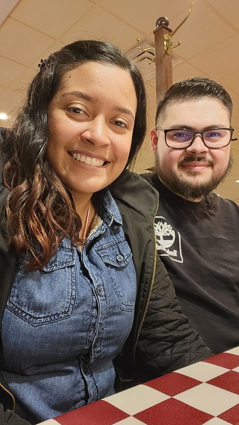 La primera foto juntos