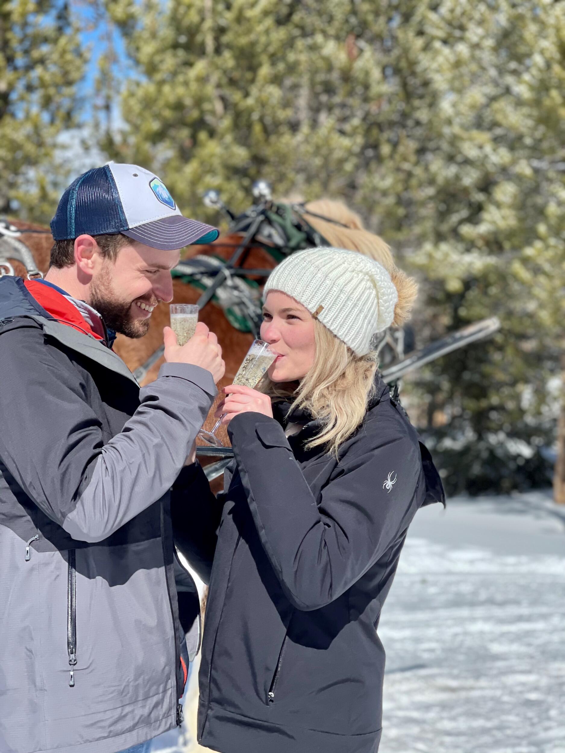 As the COVID-19 fog began to lift on Denver, a budding whirlwind romance began.  Skye and Danny were nearly inseparable, spending almost every day together.  They quickly integrated with their respective friend groups and spent their time skiing, hiking, and enjoying all that the Colorado mountains and Denver had to offer.