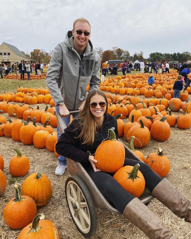 We had to travel back north to experience a true fall so Chris visited Connecticut for the first time.