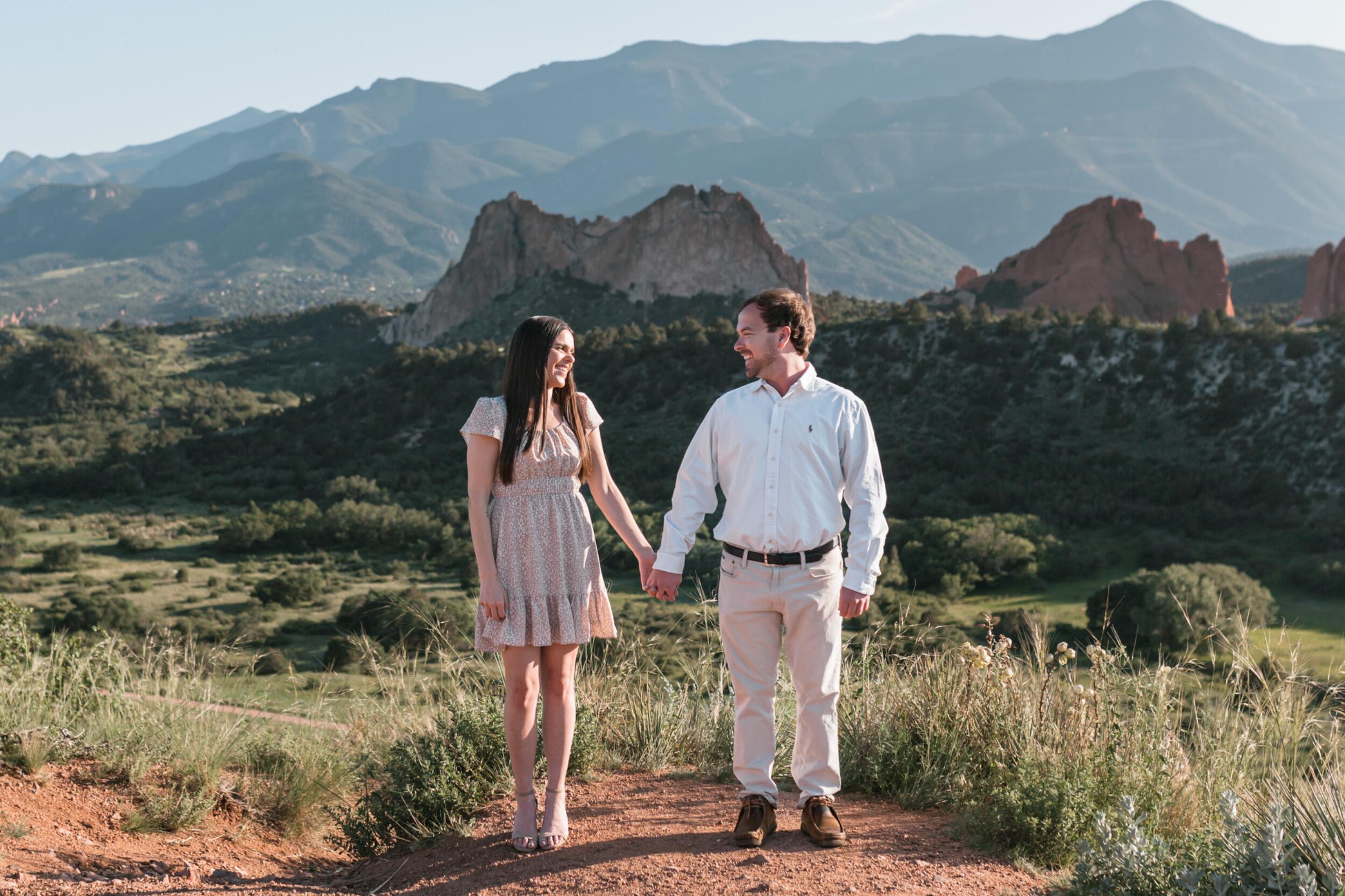 Emily knew a photographer in Colorado Springs, so she set up a time to capture some photos at Garden of the Gods before moving away. 