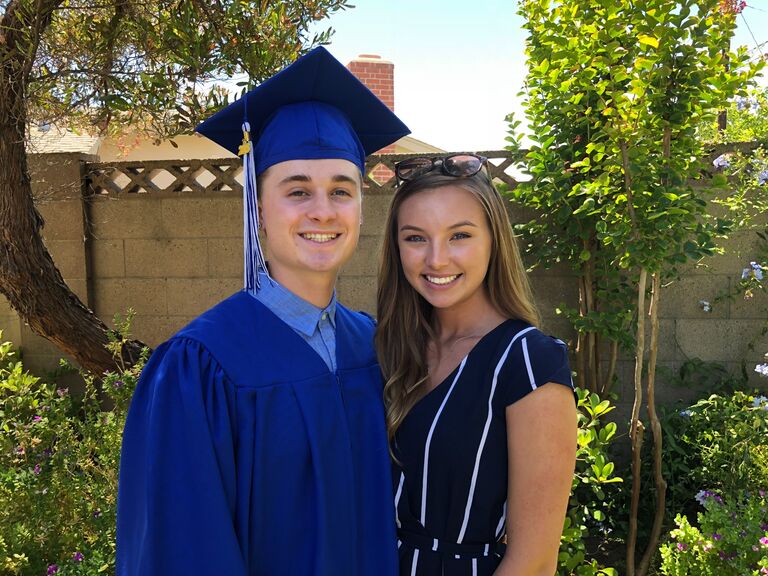 Camden's high school graduation