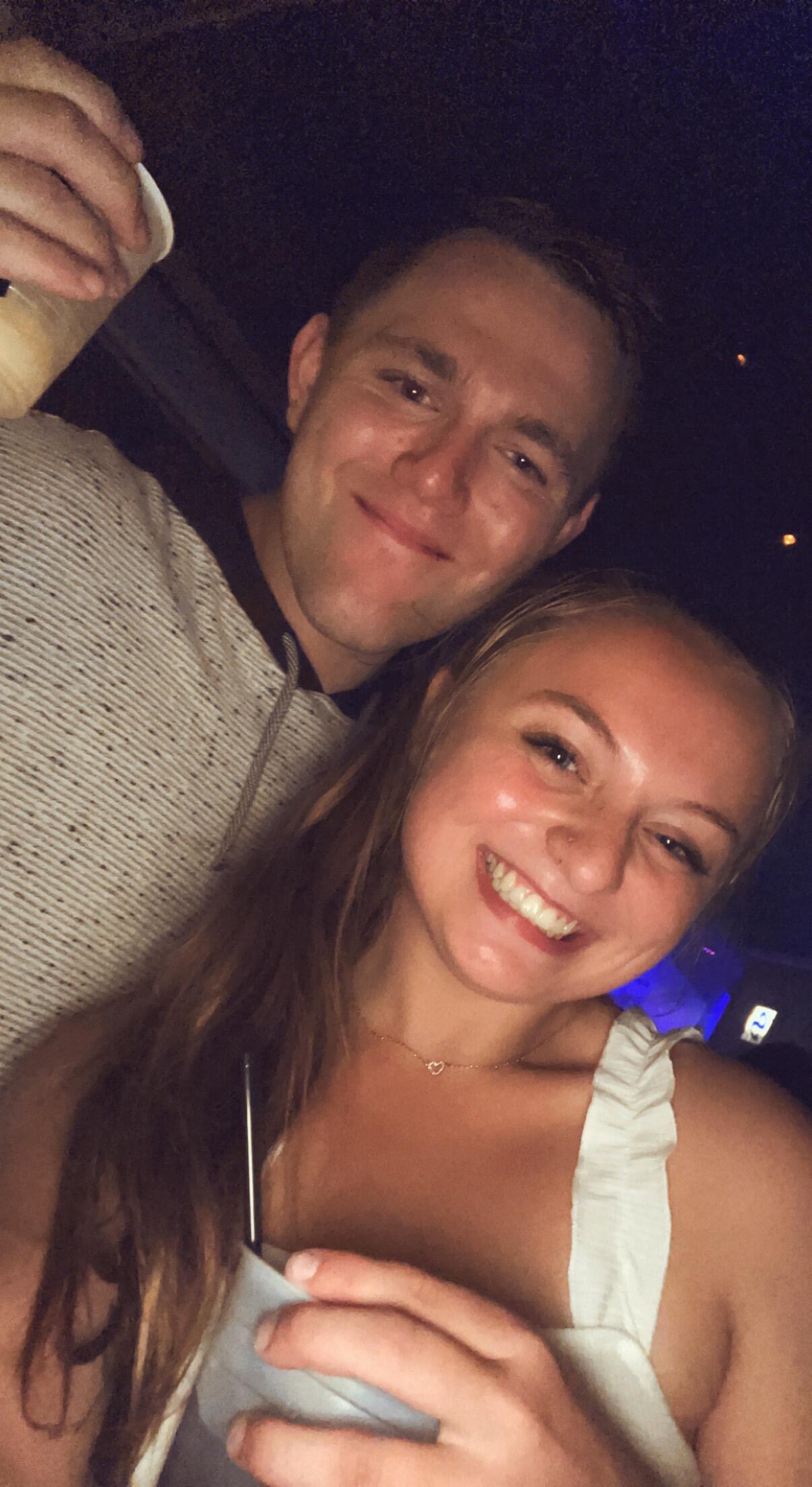 One of many nights out in Iowa City