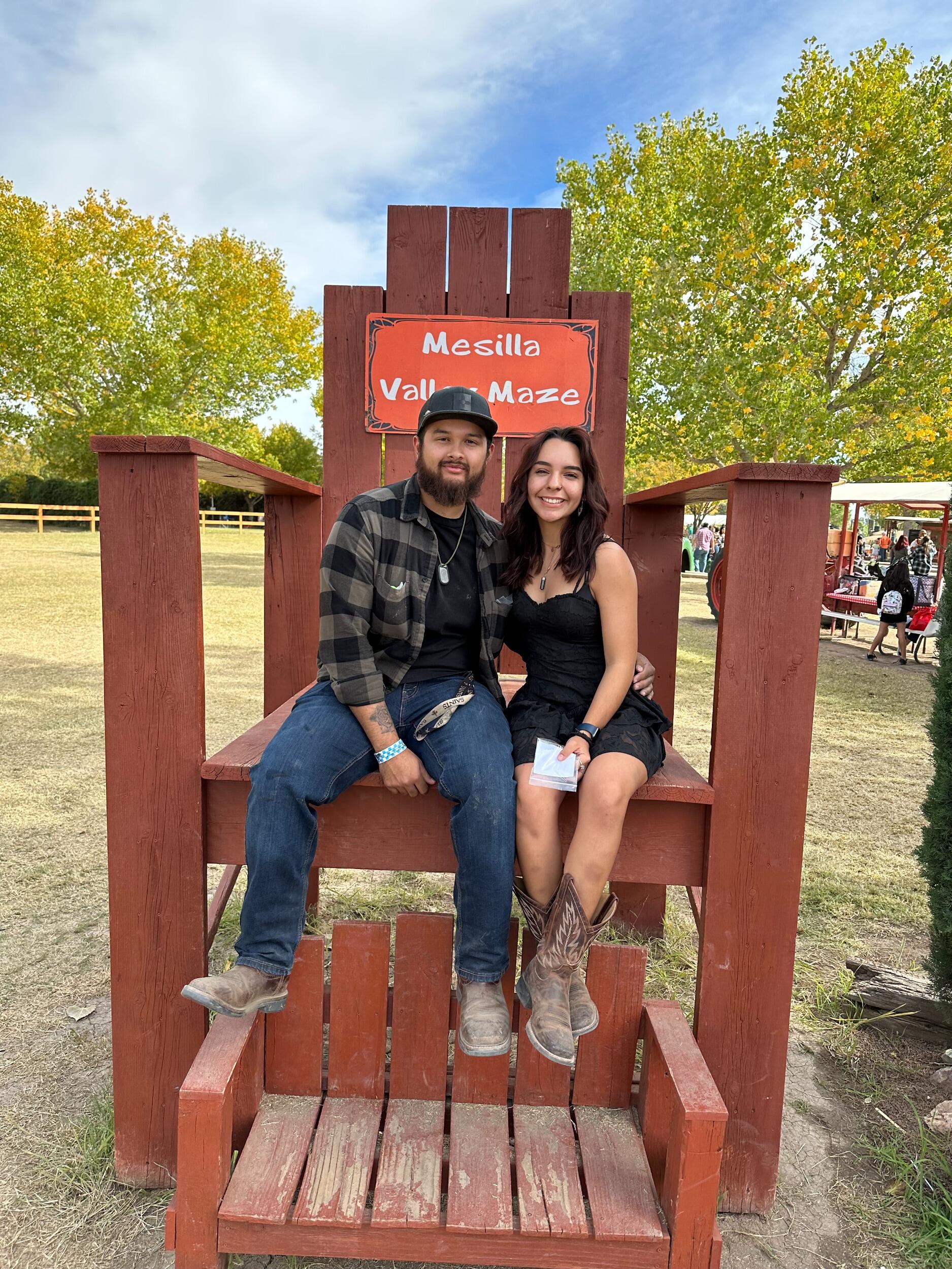 Our first real date at the pumpkin patch