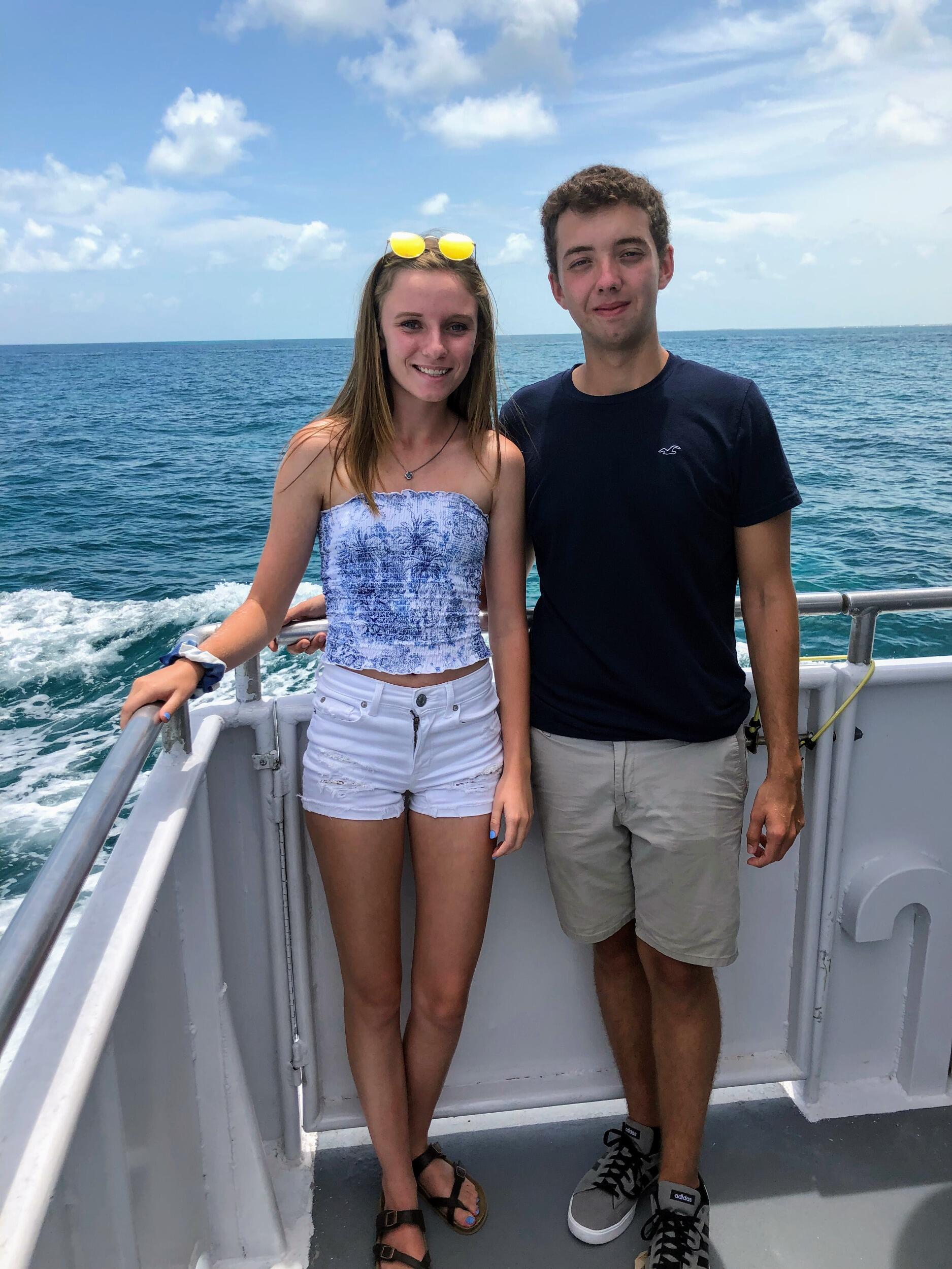 Josh attended his first Cox family vacation in Florida!