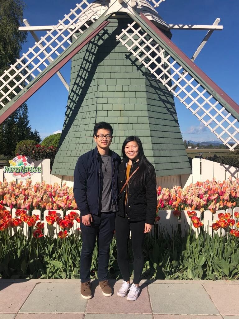 Sophia and Jerry officially become a couple at the Skagit Valley Tulip Festival