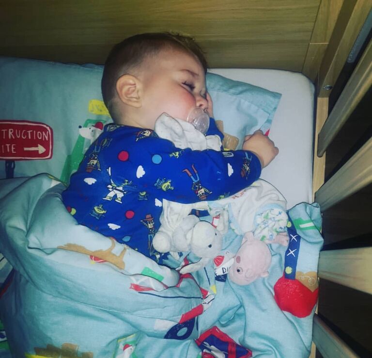 Snuggled up in bed the night mummy and daddy became homeowners