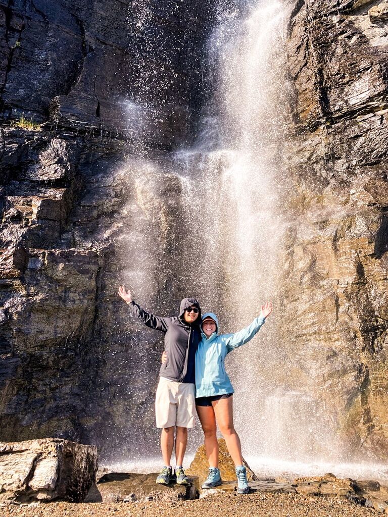 Kai and Anna visit Glacier National Park with Kai's family. This trip sparked their love for National Parks!