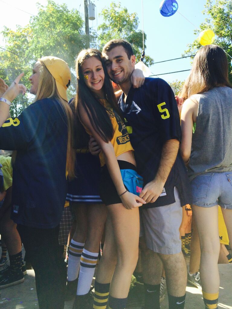 Our first Michigan game (as students)