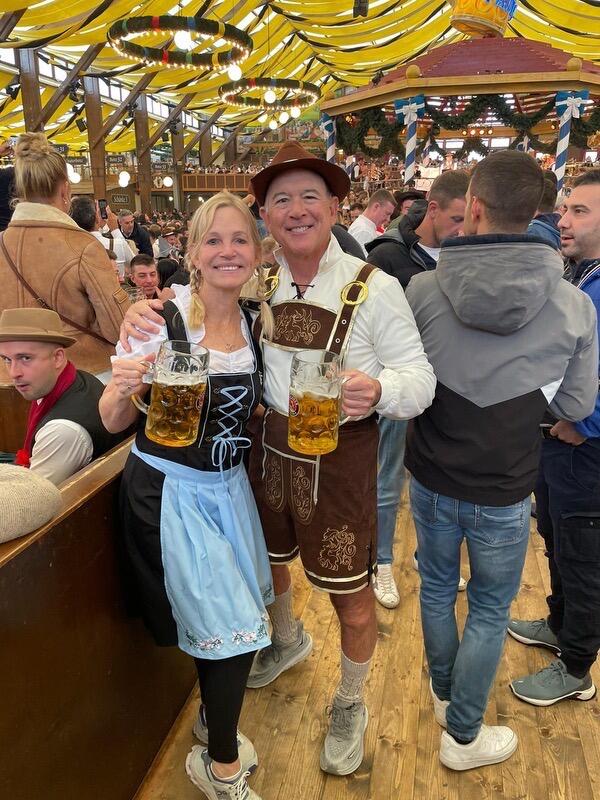 We had a fun trip to Germany and Italy with all 3 of Maggie's kids.  Jake & Taylor ran the Berlin marathon, then we went to Lake Como to relax and ended up in Munich for a bucket list experience at Octoberfest. Prost! 