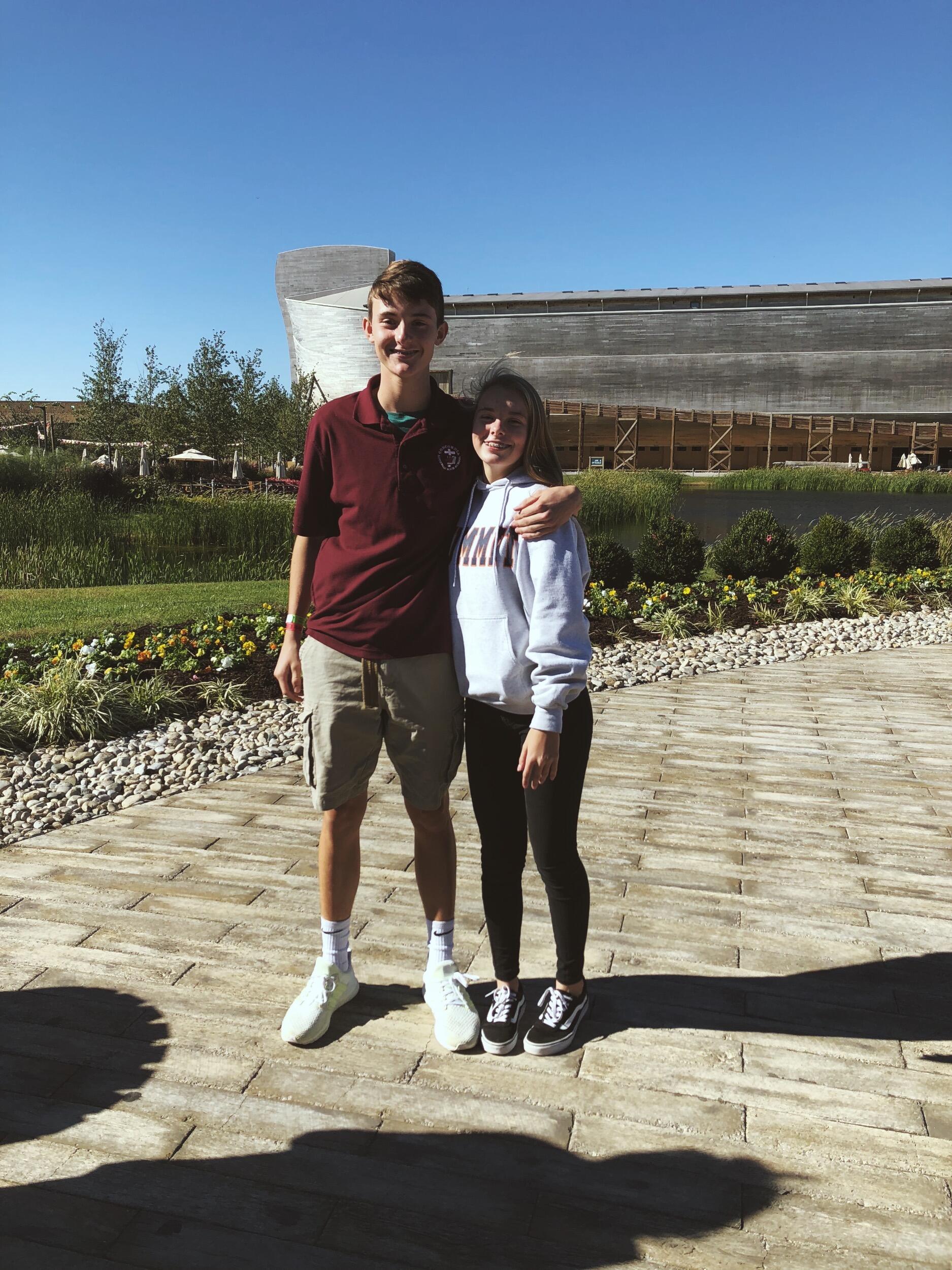 This is our first picture together, sophomore year, when our friendship had just started!