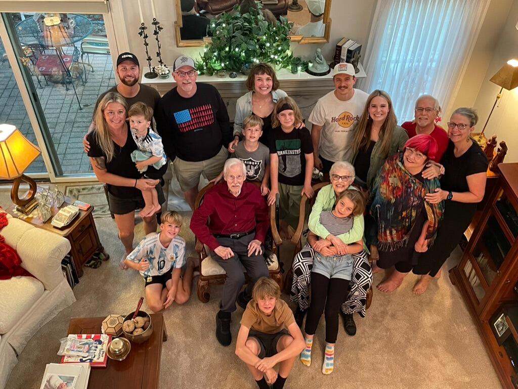 Micah survived his first Rader get-together.. not for the faint of heart! 